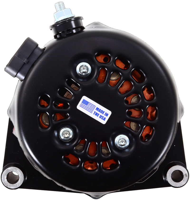 Mechman Billet S Series 170 Amp Racing Alternator, Black Finish 6-Groove Pulley. Suit GM LS 1996-06 (MMB8206170B)