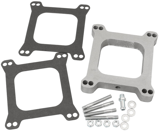 Aeroflow Carburettor Alloy 1" Spacer with Vacuum Port Gaskets and Mounting Hardware Included (AF42-2103) AF42-2103