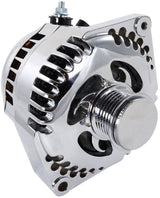 Mechman S Series 320 Amp Racing Alternator, Chrome Finish - MM7127320C MM7127320C