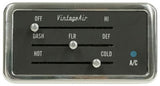 Vintage Air Proline Horizontal Control Panel, Polished Trim - VA490765 VA490765