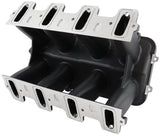 Aeroflow Hi Rise EFI GM LS Cathedral Port Intake Manifold Base, Black Finish - AF6279-5003