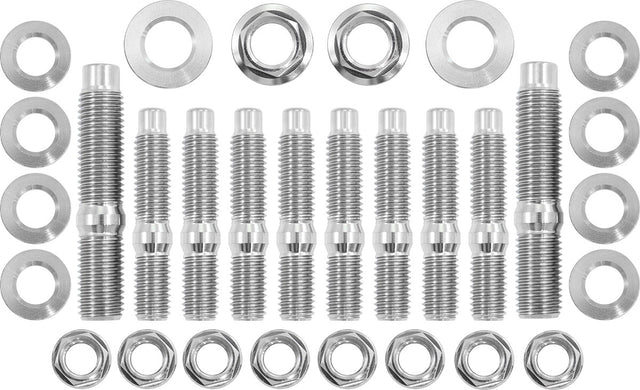 Aeroflow Ttianium 6 Point Hex Header Stud Kit - AF3699-2401 AF3699-2401