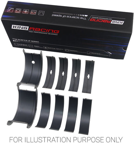 King XP Series Main Bearing Set, STD With .001" Extra Clearance - KBMB509XP STDX KBMB509XP STDX