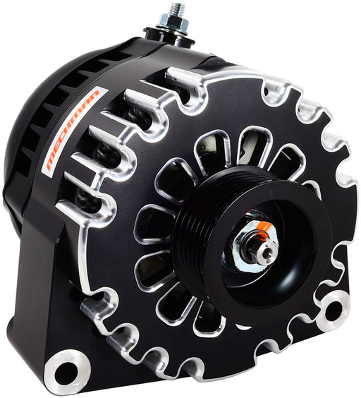 Mechman Billet S Series 170 Amp Racing Alternator, Black Finish 6-Groove Pulley. Suit GM LS 1996-06 (MMB8206170B) MMB8206170B
