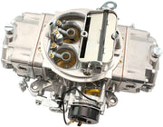Aeroflow 750cfm 4-Barrel Double Pumper Carburettor with Mechanical Secondaries Square bore 4150 Flange, Electric Choke, Silver Finish (AF5112-1750)
