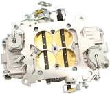 Aeroflow 850cfm 4-Barrel Double Pumper Carburettor with Mechanical Secondaries Square bore 4150 Flange, No Choke, Silver Finish (AF5112-3850)