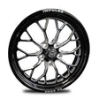 RC Comp Impulse 15" x 3.5" Front Wheel, Black with Eclipse Finish - RCCS53511-14E RCCS53511-14E
