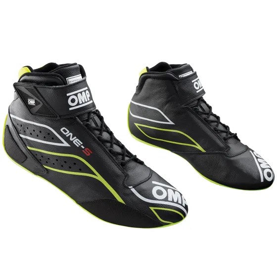 OMP One S Boots - Black/Yellow
