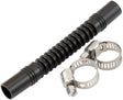Aeroflow In-Tank 3/8" (10mm) Flexible Nylon Fuel Hose - 100mm Length Corrugated Design, includes two stainless steel clamps (AF130-06-100) AF130-06-100