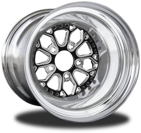 RC Comp Eclipse 15" x 8.5" Rear Wheel, Black with Eclipse Finish - RCCSB401P-14E RCCSB401P-14E