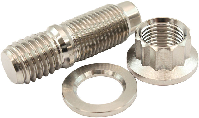 Aeroflow 1/2" Titanium Stud, Nut and Washer Kit - AF55-3011 AF55-3011