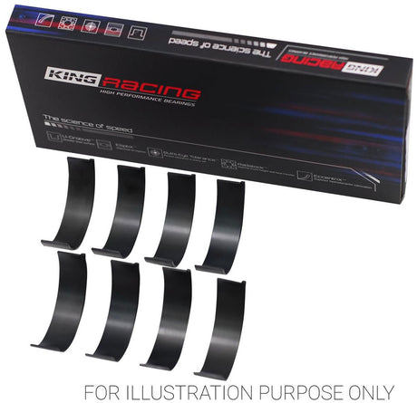 King XP Series Conrod Bearing Set, STD Suit Subaru WRX/STI EJ20, EJ22, EJ25, 52mm Journal (KBCR4125XPG) KBCR4125XPG