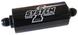 System 1 Medium Billet In-Line Fuel Filter Black Anodized - SY201-203410B SY201-203410B