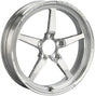 WELD Aluma-Star 17 x 4.5" 1-Piece Front Wheel, Black - WE88-1704254 WE88-1704254