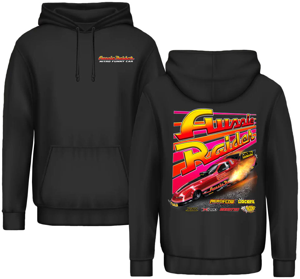 Aeroflow Aussie Raider Nitro Funny Car Hoodie, XX-Large - ARNFC25HOOD-2XL ARNFC25HOOD-2XL
