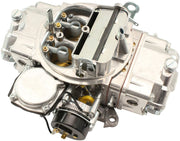 Aeroflow 750cfm 4-Barrel Street Carburettor with Vacuum Secondaries Square bore 4150 Flange, Electric Choke, Silver Finish (AF5111-1750)