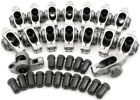 Aeroflow Small Block Ford Windsor 289-351 Stainless Steel Roller Rocker Set 7/16" Stud Mount, 1.60 Ratio, Set of 16 (AF95-1222) AF95-1222