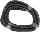 Aeroflow 7.6mm ID Spiral Wrap Black Cover - 1 Meter Length Suit -4AN 200/250 SeriesHose (AF91-9801) AF91-9801