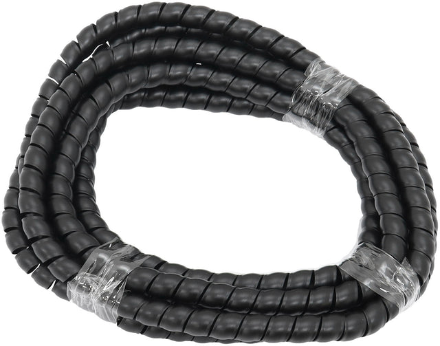 Aeroflow 7.6mm ID Spiral Wrap Black Cover - 1 Meter Length Suit -4AN 200/250 SeriesHose (AF91-9801) AF91-9801