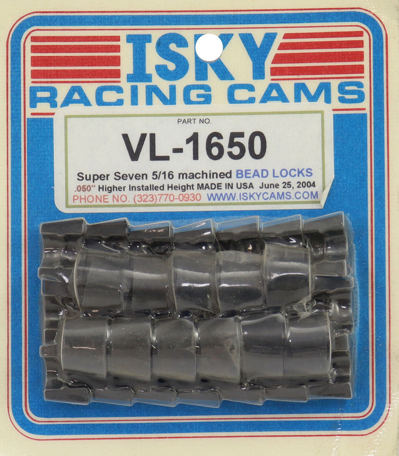 ISKY Super 7° Bead Valve Locks For 5/16" Valve Stem Applications, +.050" Higher Installed Height (ISKVL-1650) ISKVL-1650