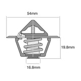 Tridon Thermostat, 170 Degree, Special Dedicated Ford Cleveland, High-Flow, Bypass Valve, Copper/Brass, Stainless Body - TT2023-170
