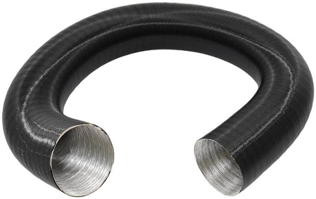 Aeroflow 3-1/2" (90.5mm) O.D. Black Aluminium Flexible Duct - AF8615-350 AF8615-350