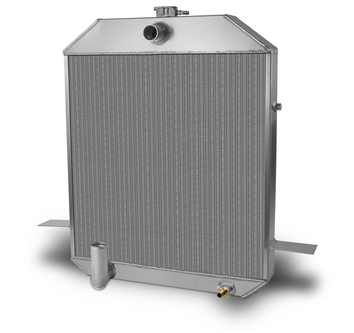 AFCO Ford Deluxe Aluminum Radiator and Shroud - 81172-B-SP-N 81172-S-NA-N