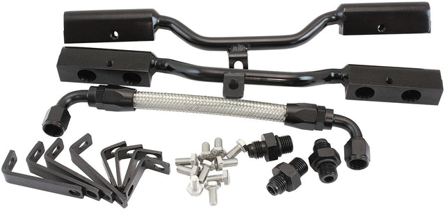 Aeroflow Small Block Chev Fuel Rail Kit for Air Gap Intake Manifold Suits AF6090-1000 and AF6290-1000 Intake Manifolds ONLY (AF6999-1001) AF6999-1001