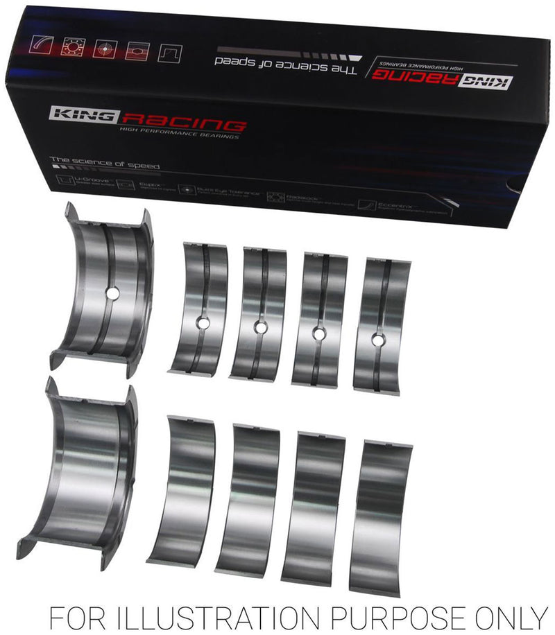 King HP Series Main Bearing Set, .020" Suit BB Chev 396-454-502 (KBMB556HPN 020) KBMB556HPN 020