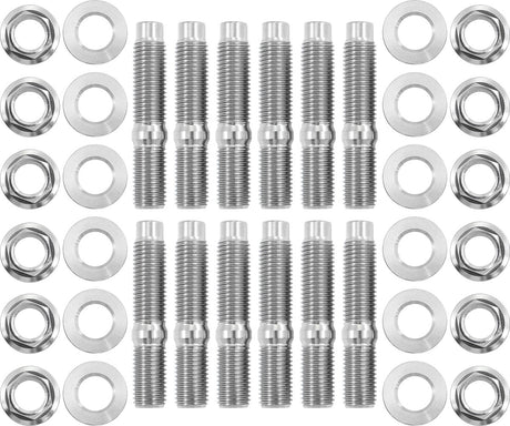 Aeroflow Ttianium 6 Point Hex Header Stud Kit - AF3699-2301 AF3699-2301