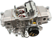 Aeroflow 600cfm 4-Barrel Double Pumper Carburettor with Mechanical Secondaries Square bore 4150 Flange, Electric Choke, Silver Finish (AF5112-1600) AF5112-1600