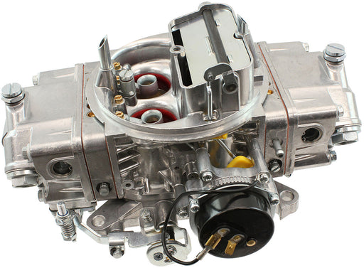 Aeroflow 600cfm 4-Barrel Double Pumper Carburettor with Mechanical Secondaries Square bore 4150 Flange, Electric Choke, Silver Finish (AF5112-1600) AF5112-1600