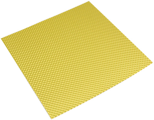 Aeroflow Aluminium Embossed Heat Shield - Gold Finish 12" x 12" (304.80mm x 304.80mm) (AF91-4580G) AF91-4580G