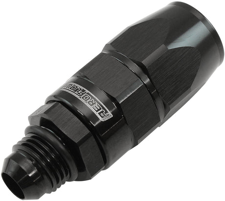 Aeroflow Male AN Swivel Straight Hose End -6AN to -8AN PTFE (Teflon®) Hose End - AF580-08-06DBLK AF580-08-06DBLK
