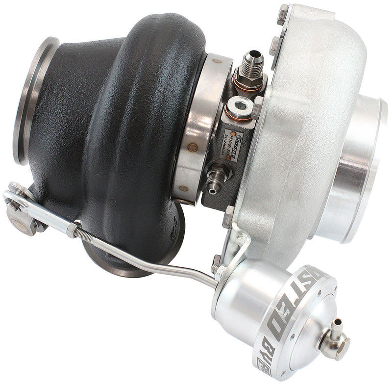 Aeroflow BOOSTED B5855 .92 Turbocharger 770HP, Natural Cast Finish Internal Wastegate, V-Band Inlet & Exhaust Flanges (AF8005-3045)