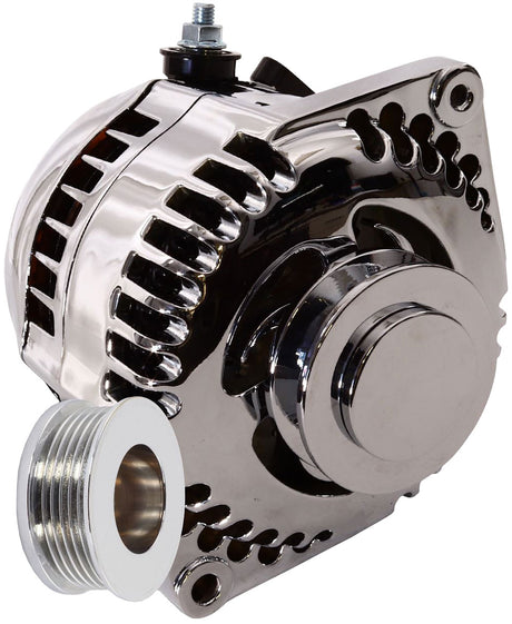 Mechman S Series 170 Amp Racing Alternator, Polished Finish - MM7127170P MM7127170P
