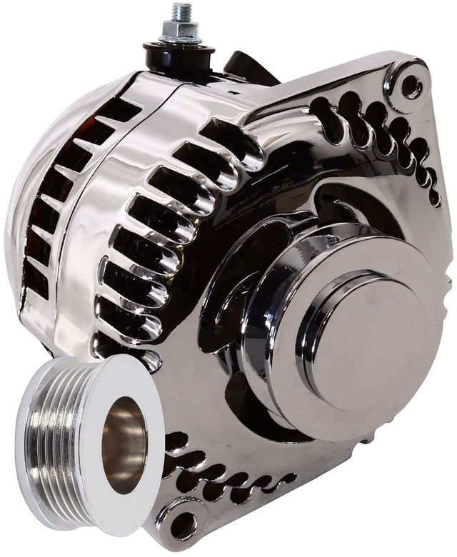 Mechman S Series 170 Amp Racing Alternator, Polished Finish - MM7127170P MM7127170P