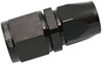 Aeroflow 200 Series Teflon Style One Piece Straight Stepped Hose End -8AN to -6 Hose Black Finish. Suits 200 & 250 Series Hose (AF201-06-08DBLK) AF201-06-08DBLK