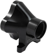 Aeroflow 5 Port Inline Distribution Block - Black Finish - AF936-12-08BLK AF936-12-08BLK