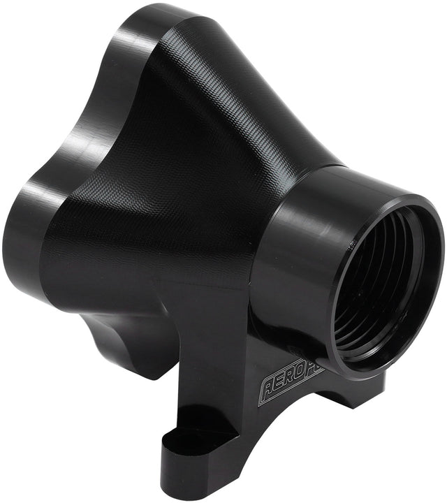 Aeroflow 5 Port Inline Distribution Block - Black Finish - AF936-12-08BLK AF936-12-08BLK