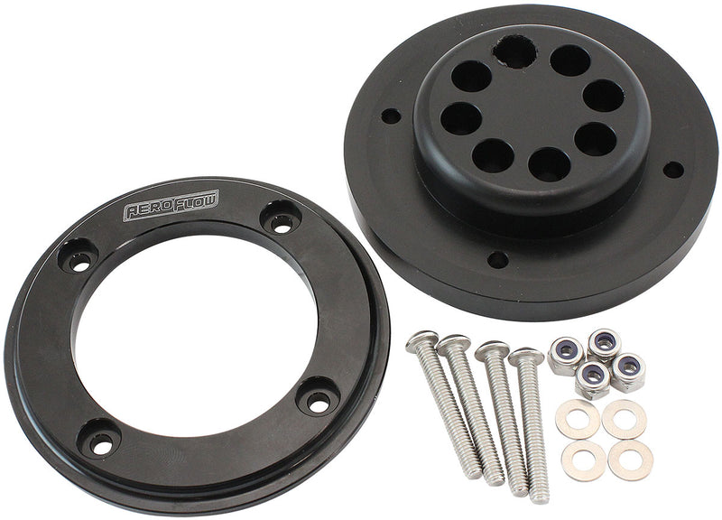 Aeroflow Ignition Wire Firewall Grommet 8 Cylinder Kit - Black Face Suit 8 x 8.5mm Spark Plug Wires (AF49-1218BLK) AF49-1218BLK