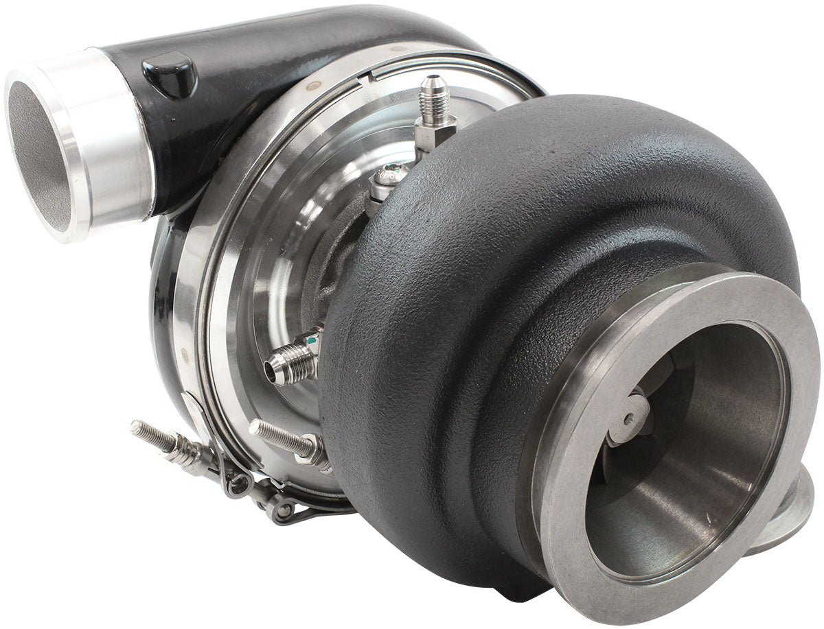 Aeroflow BOOSTED 6270 V-Band 0.85 Turbocharger 900HP, Black Finish - AF8005-4059BLK