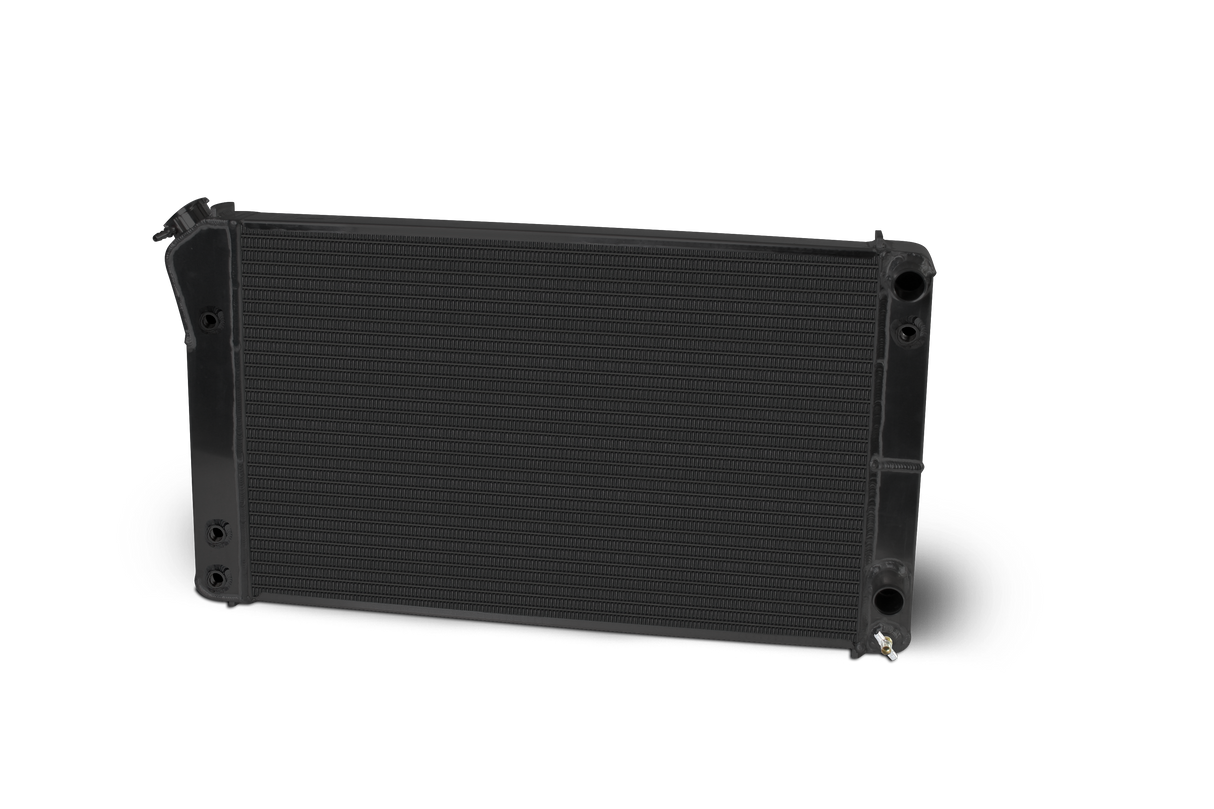 AFCO Chevelle Lsx Double Pass Crossflow Aluminum Radiator and Shroud - 84253-B-DB-N 84253-B-NA-Y