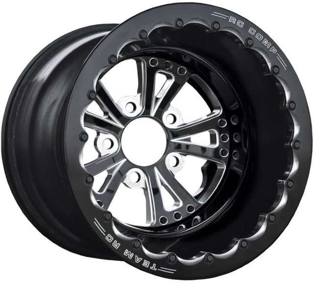 RC Comp Torx 15" x 9" Wheel, Eclipse Black, Single Beadlock - RCCSC40X1B1E-01E RCCSC40X1B1E-01E