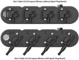Holley 2-Piece "Chevrolet" Script Valve Covers, Black - HO241-177