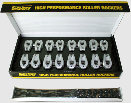 Yella Terra Ultralite Roller Rocker Set 1.7 Ratio (8mm Mount, Shaft Bolt-On Non Adjustable) - YT6721 YT6721