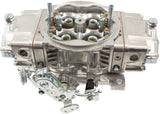 Aeroflow 750cfm 4-Barrel Double Pumper Carburettor with Mechanical Secondaries Square bore 4150 Flange, No Choke, Silver Finish (AF5112-3750) AF5112-3750