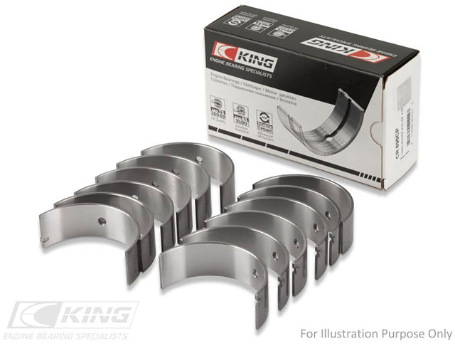 King AM Series Conrod Bearing Set, STD Suit Nissan RB30, RB30ET, VG30DE, VG30DETT (KBCR6676SI) KBCR6676SI