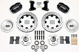 Wilwood Dynapro Dust-Boot Front Brake Kit, 4-Piston 12.19" - WB140-13378-D