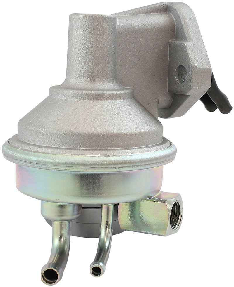 Aeroflow Small Block Chev Mechanical Fuel Pump Vapor Return, Zinc Plate Silver Finish (AF49-1301) AF49-1301